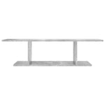 Wall Mounted TV Cabinet Concrete Grey 103x30x26.5 cm - Bargainia.com - 