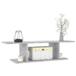 Wall Mounted TV Cabinet Concrete Grey 103x30x26.5 cm - Bargainia.com - 