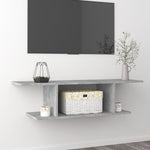Wall Mounted TV Cabinet Concrete Grey 103x30x26.5 cm - Bargainia.com - 