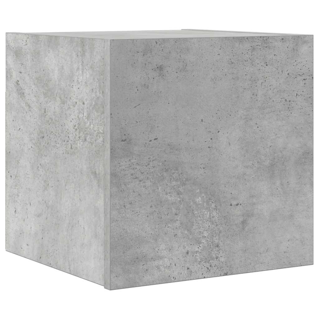Wall Mounted TV Cabinet Concrete Grey 30.5x30x30 cm - Bargainia.com - 
