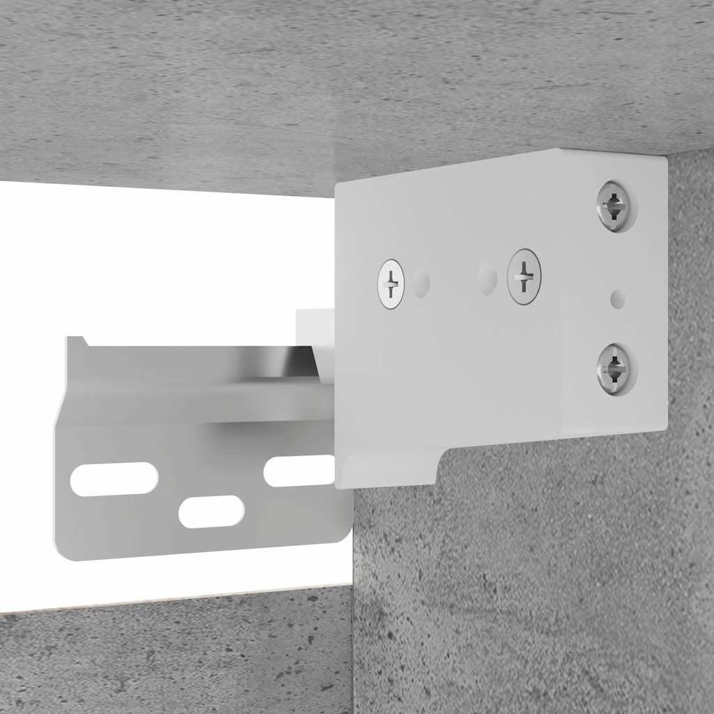 Wall Mounted TV Cabinet Concrete Grey 30.5x30x30 cm - Bargainia.com - 