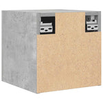 Wall Mounted TV Cabinet Concrete Grey 30.5x30x30 cm - Bargainia.com - 