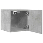 Wall Mounted TV Cabinet Concrete Grey 30.5x30x30 cm - Bargainia.com - 