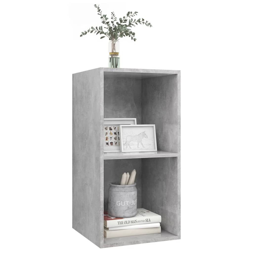 Wall - mounted TV Cabinet Concrete Grey 37x37x72 cm Engineered Wood - Bargainia.com - 8720286353837 - 805475