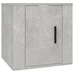 Wall Mounted TV Cabinet Concrete Grey 40x34,5x40 cm - Bargainia.com - 