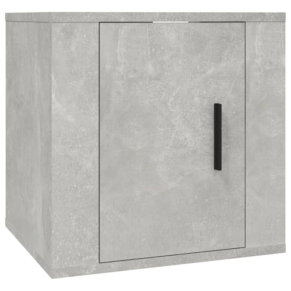 Wall Mounted TV Cabinet Concrete Grey 40x34,5x40 cm - Bargainia.com - 