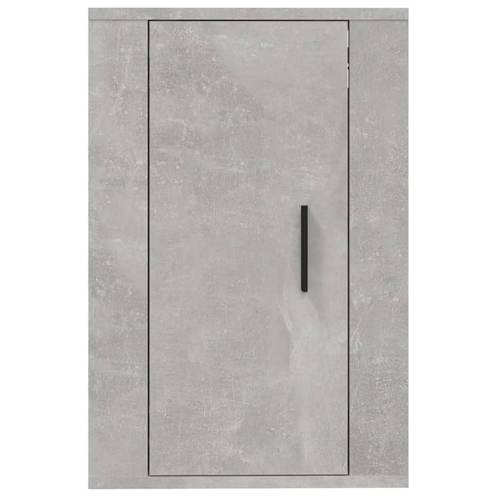 Wall Mounted TV Cabinet Concrete Grey 40x34.5x60 cm - Bargainia.com - 