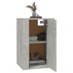 Wall Mounted TV Cabinet Concrete Grey 40x34.5x60 cm - Bargainia.com - 