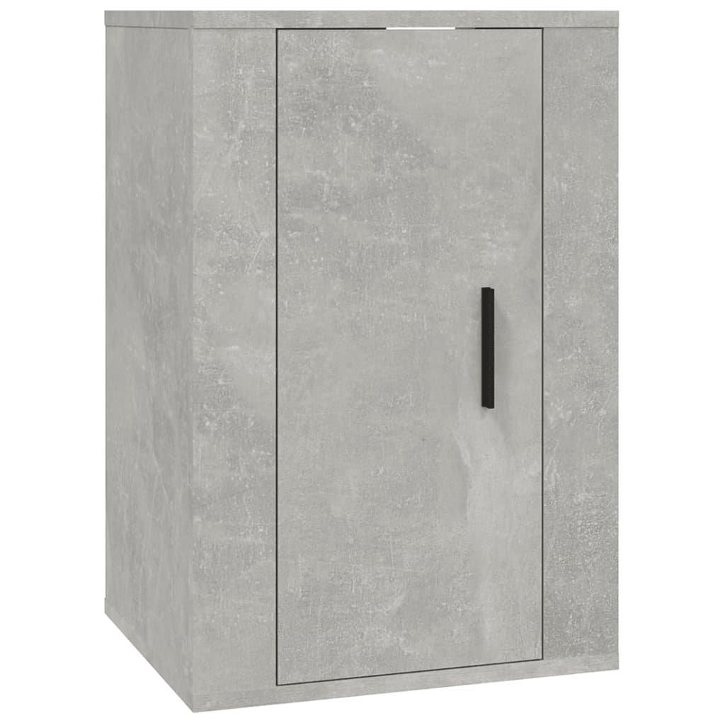 Wall Mounted TV Cabinet Concrete Grey 40x34.5x60 cm - Bargainia.com - 