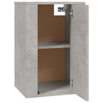 Wall Mounted TV Cabinet Concrete Grey 40x34.5x60 cm - Bargainia.com - 