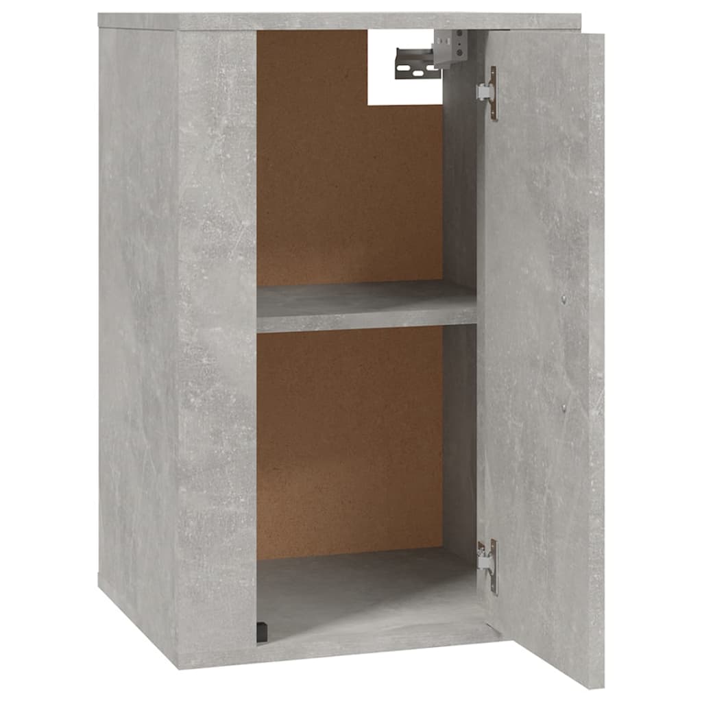 Wall Mounted TV Cabinet Concrete Grey 40x34.5x60 cm - Bargainia.com - 