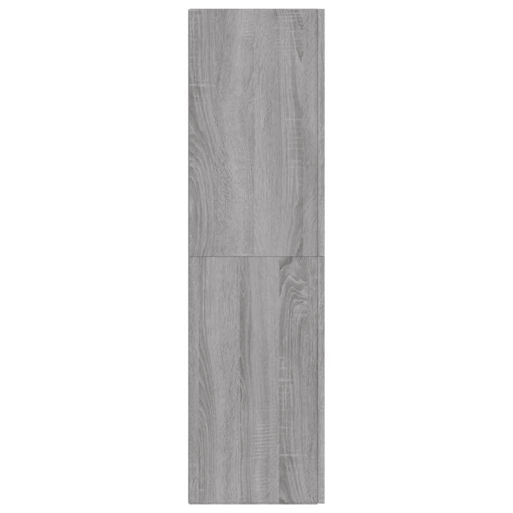 Wall - mounted TV Cabinet Grey Sonoma 30.5x30x110 cm - Bargainia.com - 