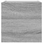 Wall Mounted TV Cabinet Grey Sonoma 30.5x30x30 cm - Bargainia.com - 