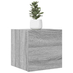 Wall Mounted TV Cabinet Grey Sonoma 30.5x30x30 cm - Bargainia.com - 