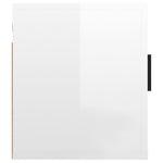 Wall Mounted TV Cabinet High Gloss White 40x34,5x40 cm - Bargainia.com - 