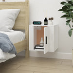 Wall Mounted TV Cabinet High Gloss White 40x34,5x40 cm - Bargainia.com - 