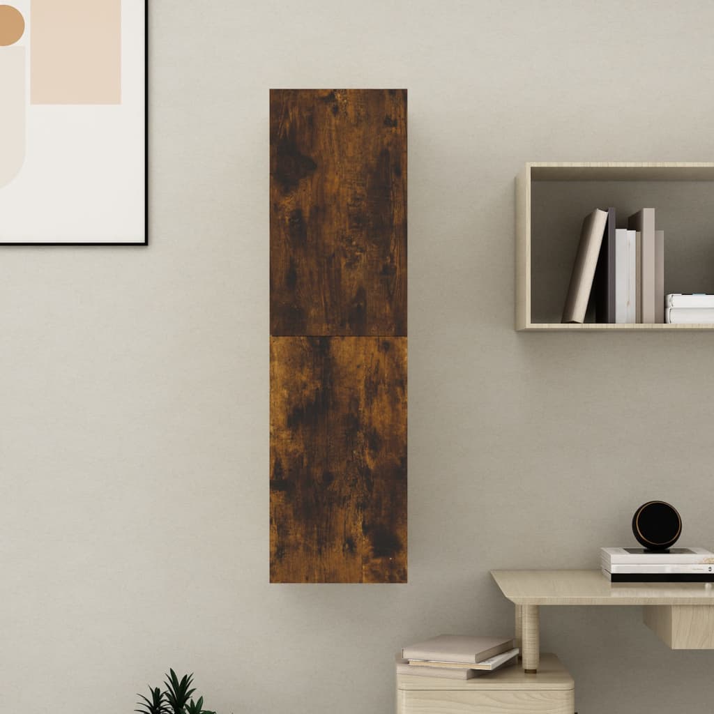 Wall - mounted TV Cabinet Smoked Oak 30.5x30x110 cm - Bargainia.com - 8720845737047 - 826676