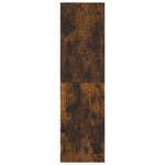 Wall - mounted TV Cabinet Smoked Oak 30.5x30x110 cm - Bargainia.com - 