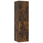 Wall - mounted TV Cabinet Smoked Oak 30.5x30x110 cm - Bargainia.com - 