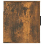 Wall Mounted TV Cabinet Smoked Oak 80x34.5x40 cm - Bargainia.com - 