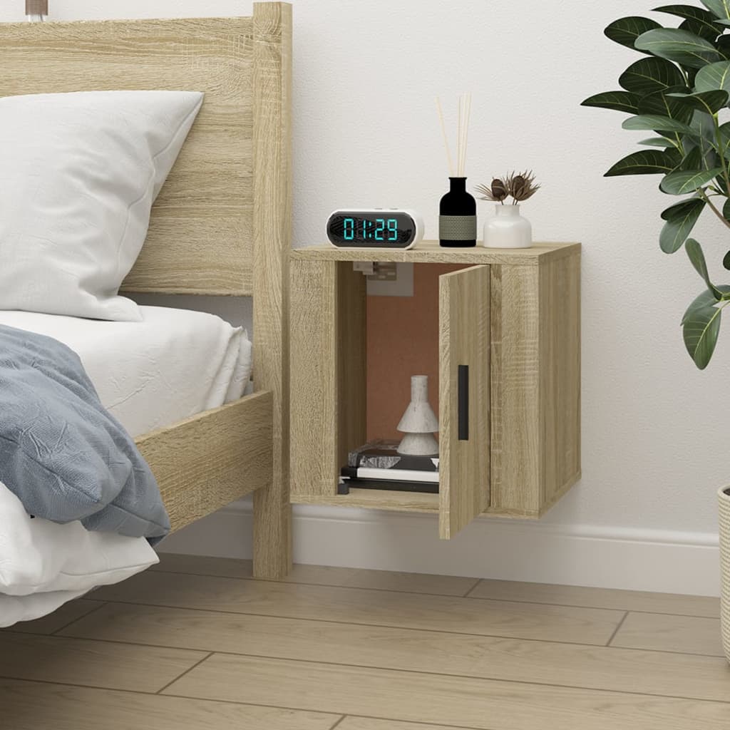 Wall Mounted TV Cabinet Sonoma Oak 40x34,5x40 cm - Bargainia.com - 