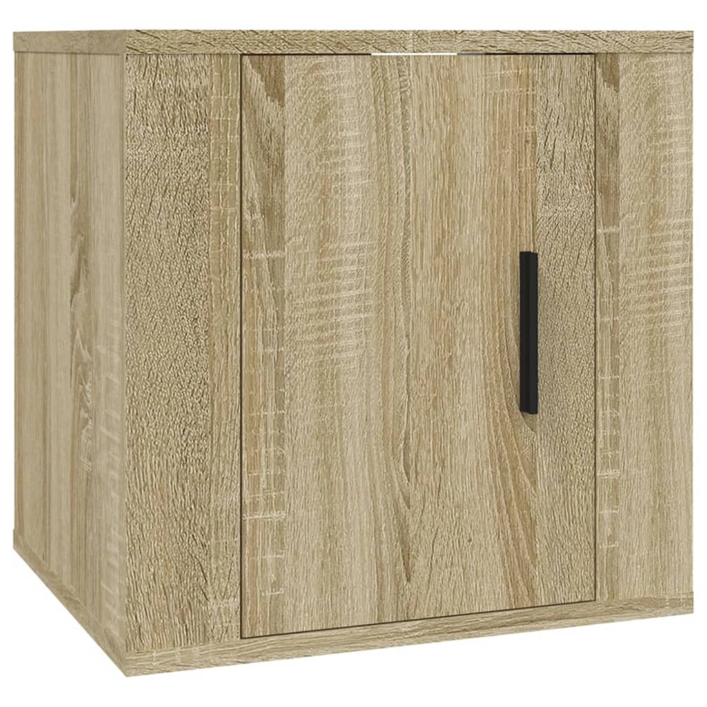 Wall Mounted TV Cabinet Sonoma Oak 40x34,5x40 cm - Bargainia.com - 