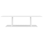Wall Mounted TV Cabinet White 103x30x26.5 cm - Bargainia.com - 