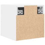 Wall Mounted TV Cabinet White 30.5x30x30 cm - Bargainia.com - 