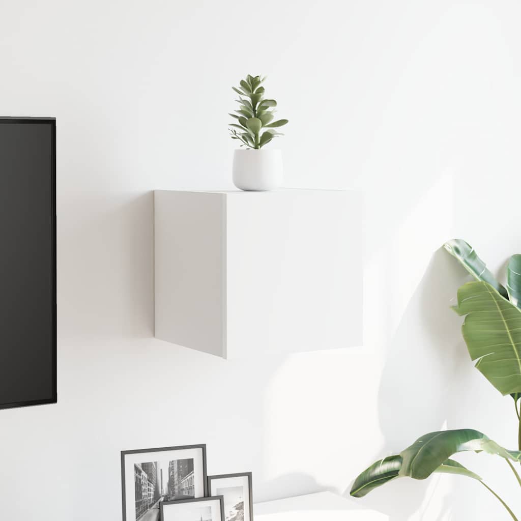Wall Mounted TV Cabinet White 30.5x30x30 cm - Bargainia.com - 8720286353257 - 804481