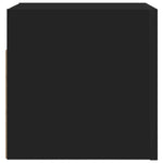 Wall Mounted TV Cabinets 2 pcs Black 30.5x30x30 cm - Bargainia.com - 