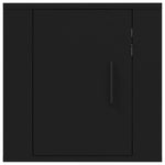 Wall Mounted TV Cabinets 2 pcs Black 40x34.5x40 cm - Bargainia.com - 