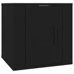 Wall Mounted TV Cabinets 2 pcs Black 40x34.5x40 cm - Bargainia.com - 