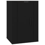 Wall Mounted TV Cabinets 2 pcs Black 40x34.5x60 cm - Bargainia.com - 