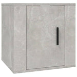 Wall Mounted TV Cabinets 2 pcs Concrete Grey 40x34.5x40 cm - Bargainia.com - 