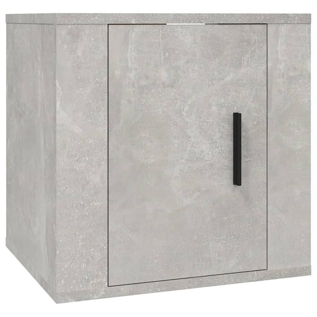Wall Mounted TV Cabinets 2 pcs Concrete Grey 40x34.5x40 cm - Bargainia.com - 