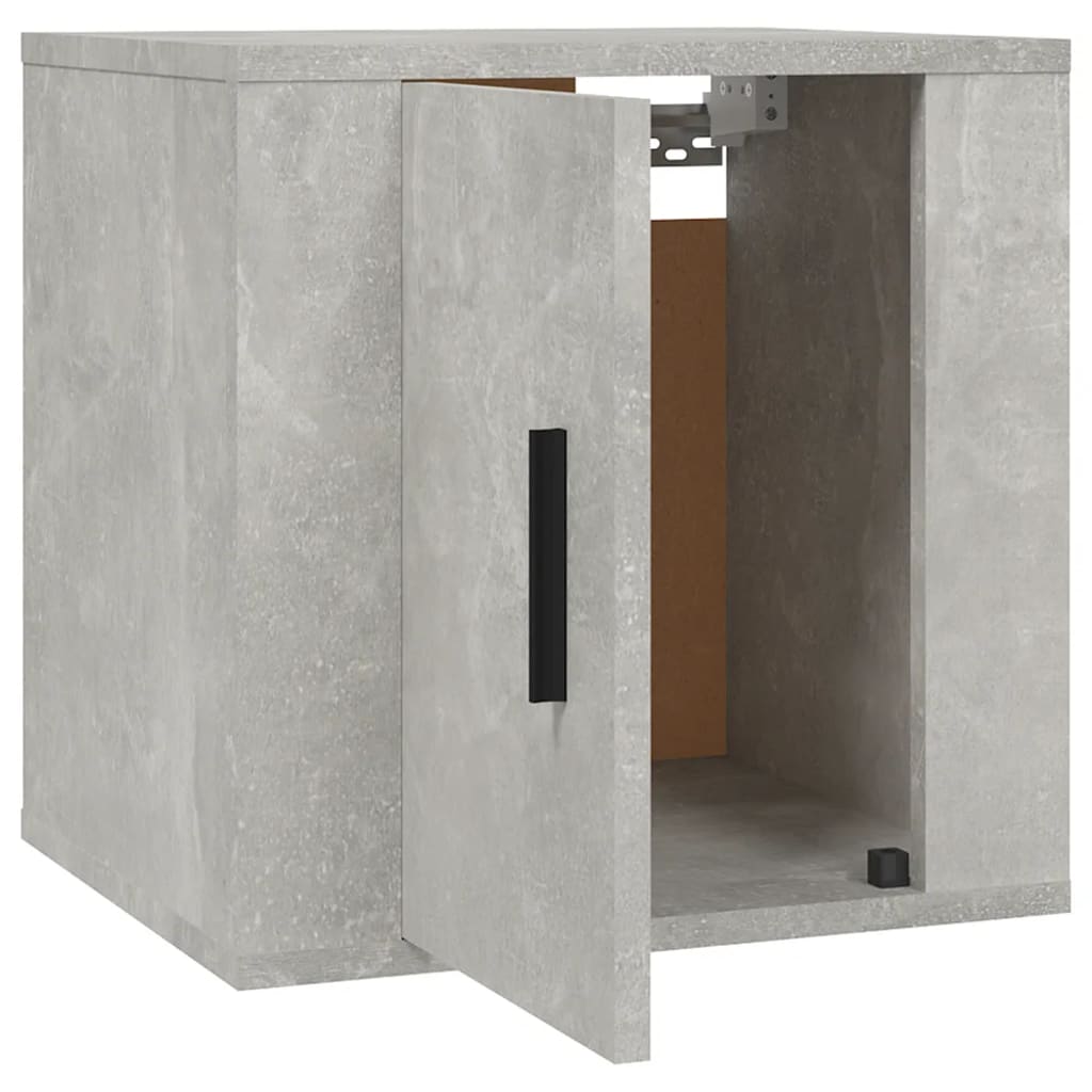 Wall Mounted TV Cabinets 2 pcs Concrete Grey 40x34.5x40 cm - Bargainia.com - 