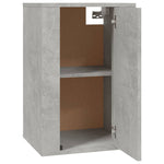 Wall Mounted TV Cabinets 2 pcs Concrete Grey 40x34.5x60 cm - Bargainia.com - 