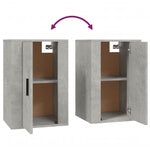 Wall Mounted TV Cabinets 2 pcs Concrete Grey 40x34.5x60 cm - Bargainia.com - 