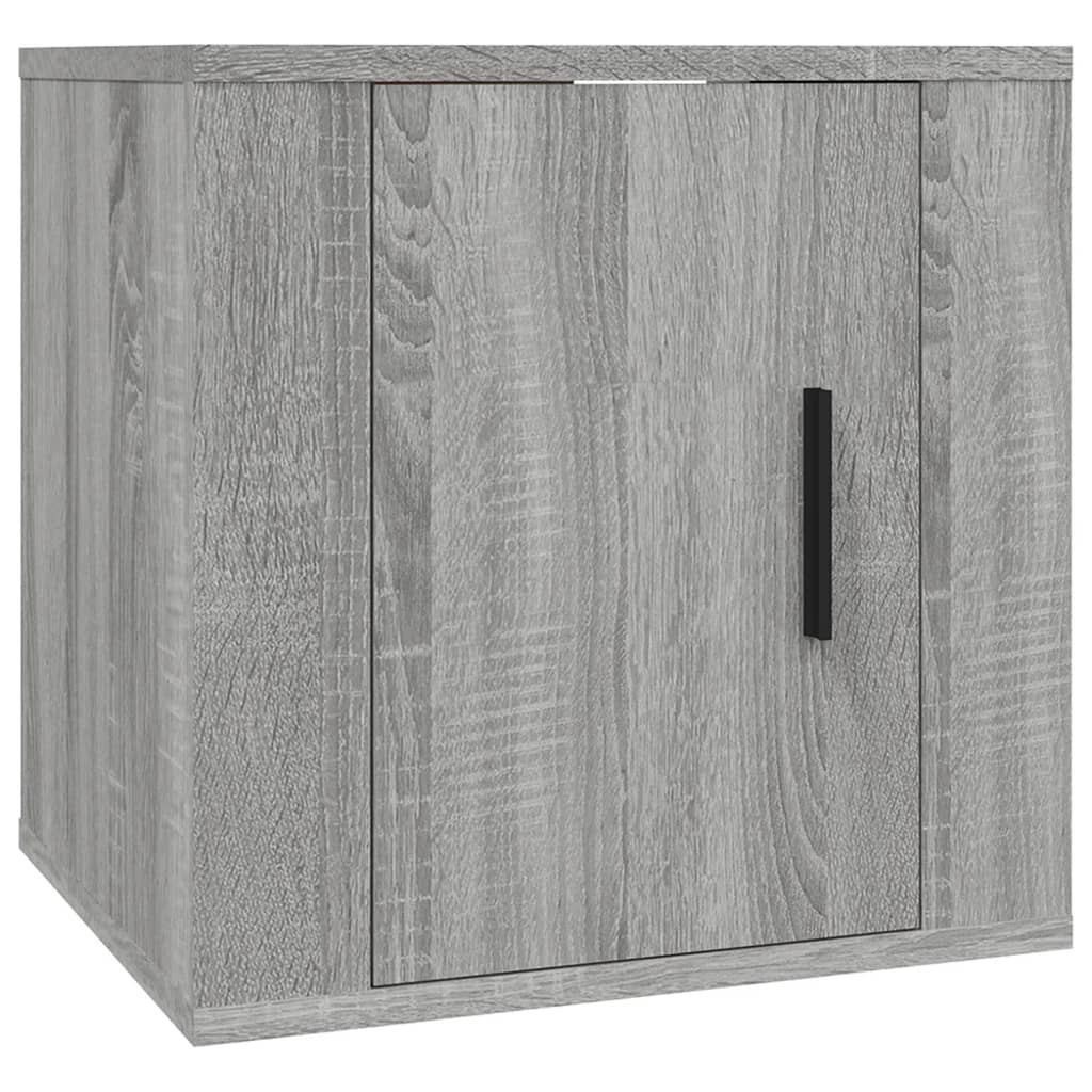 Wall Mounted TV Cabinets 2 pcs Grey Sonoma 40x34.5x40 cm - Bargainia.com - 