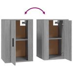 Wall Mounted TV Cabinets 2 pcs Grey Sonoma 40x34.5x60 cm - Bargainia.com - 