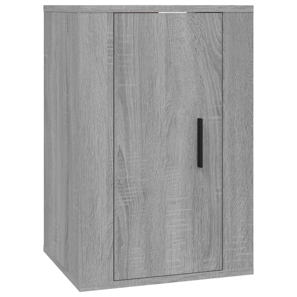 Wall Mounted TV Cabinets 2 pcs Grey Sonoma 40x34.5x60 cm - Bargainia.com - 