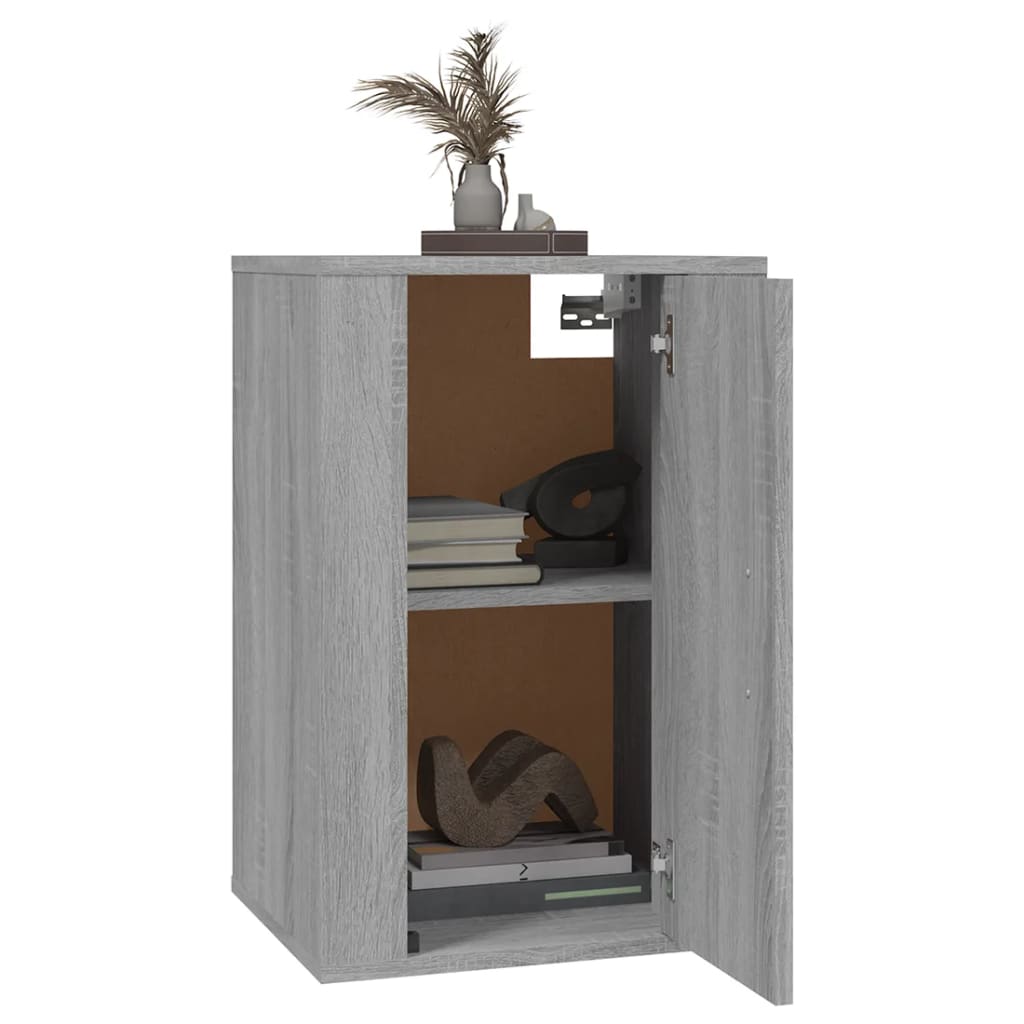 Wall Mounted TV Cabinets 2 pcs Grey Sonoma 40x34.5x60 cm - Bargainia.com - 