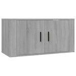 Wall - mounted TV Cabinets 2 pcs Grey Sonoma 80x34.5x40 cm - Bargainia.com - 