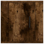 Wall Mounted TV Cabinets 2 pcs Smoked Oak 40x34.5x40 cm - Bargainia.com - 