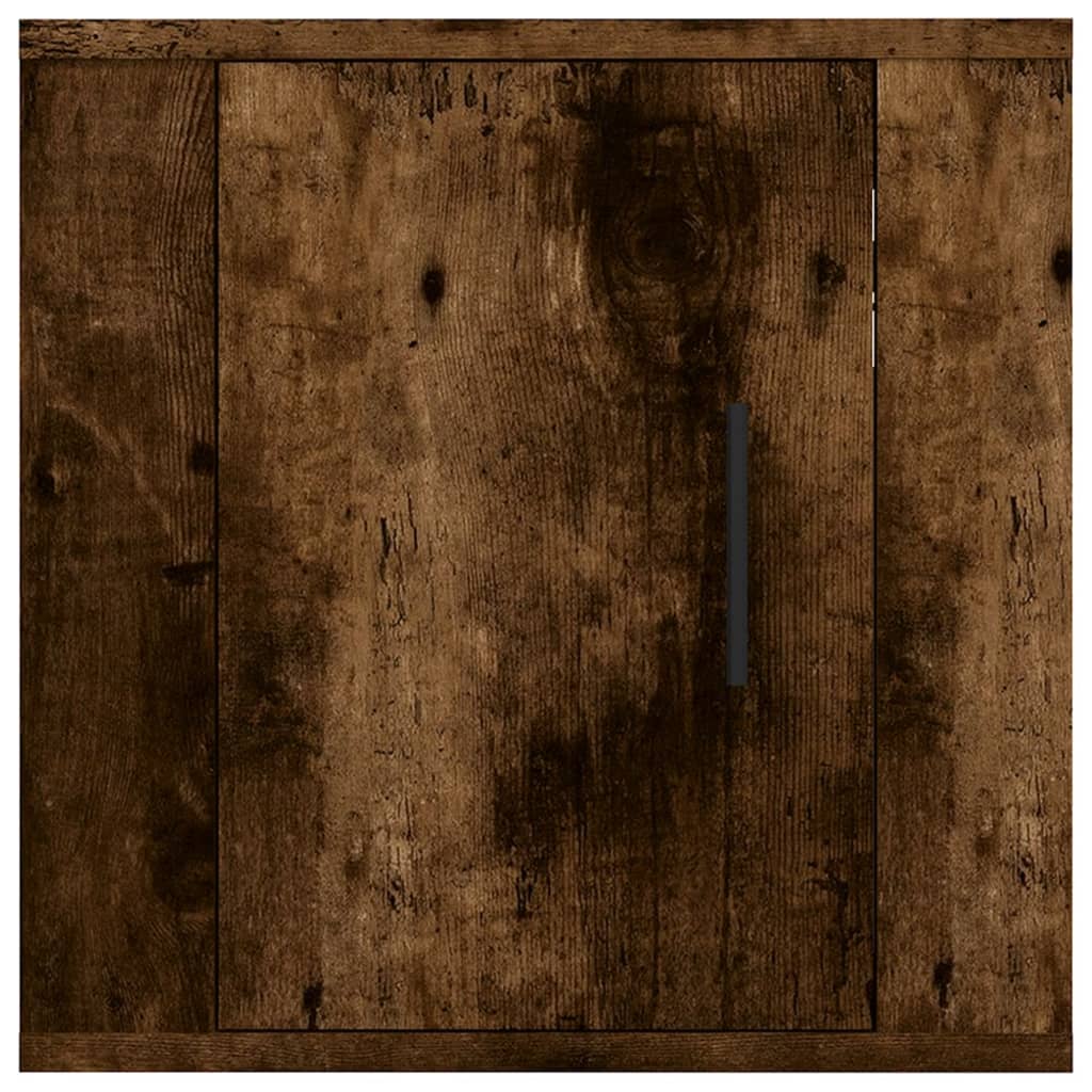 Wall Mounted TV Cabinets 2 pcs Smoked Oak 40x34.5x40 cm - Bargainia.com - 