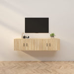 Wall - mounted TV Cabinets 2 pcs Sonoma Oak 80x34.5x40 cm - Bargainia.com - 