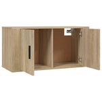 Wall - mounted TV Cabinets 2 pcs Sonoma Oak 80x34.5x40 cm - Bargainia.com - 