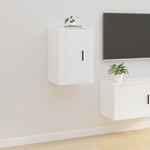 Wall Mounted TV Cabinets 2 pcs White 40x34.5x60 cm - Bargainia.com - 