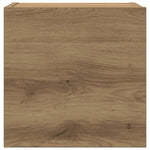 Wall Mounted TV cabinets 3 pcs Artisan Oak Engineered Wood - Bargainia.com - 