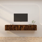 Wall - mounted TV Cabinets 3 pcs Smoked Oak 80x34.5x40 cm - Bargainia.com - 8720845898472 - 3188363